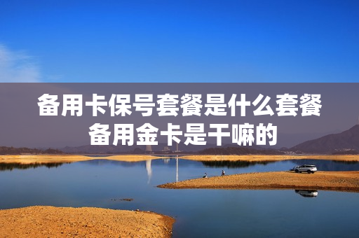 备用卡保号套餐是什么套餐 备用金卡是干嘛的