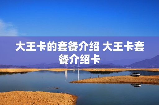 大王卡的套餐介绍 大王卡套餐介绍卡