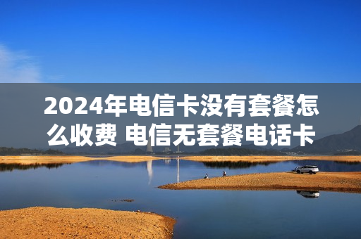 2024年电信卡没有套餐怎么收费 电信无套餐电话卡