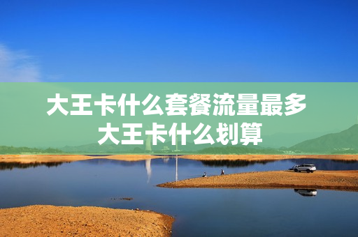 大王卡什么套餐流量最多 大王卡什么划算