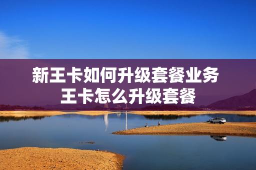 新王卡如何升级套餐业务 王卡怎么升级套餐