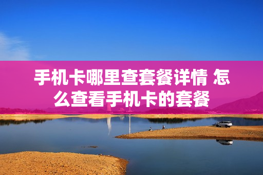 手机卡哪里查套餐详情 怎么查看手机卡的套餐