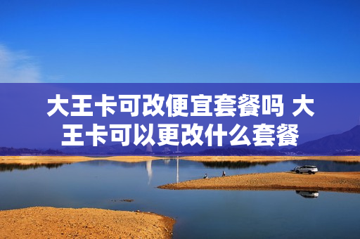 大王卡可改便宜套餐吗 大王卡可以更改什么套餐