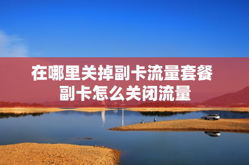 在哪里关掉副卡流量套餐 副卡怎么关闭流量