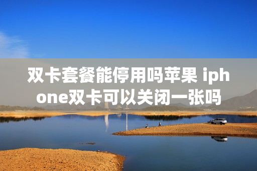 双卡套餐能停用吗苹果 iphone双卡可以关闭一张吗