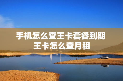手机怎么查王卡套餐到期 王卡怎么查月租