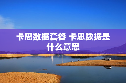 卡思数据套餐 卡思数据是什么意思