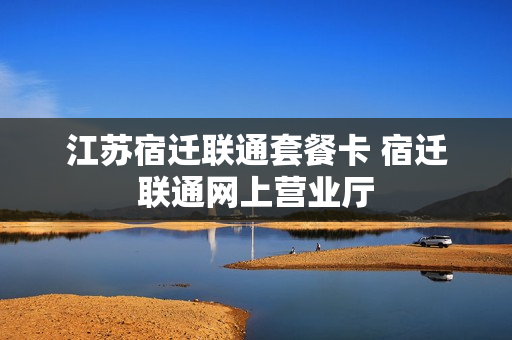 江苏宿迁联通套餐卡 宿迁联通网上营业厅