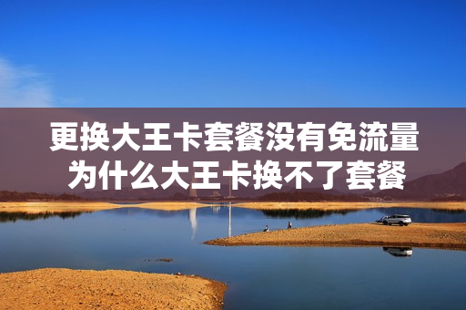 更换大王卡套餐没有免流量 为什么大王卡换不了套餐