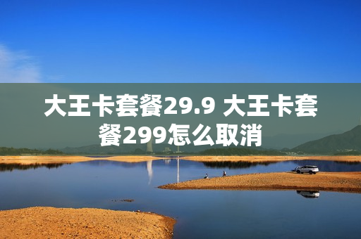 大王卡套餐29.9 大王卡套餐299怎么取消