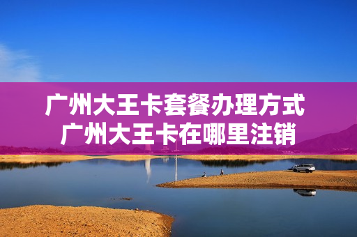 广州大王卡套餐办理方式 广州大王卡在哪里注销