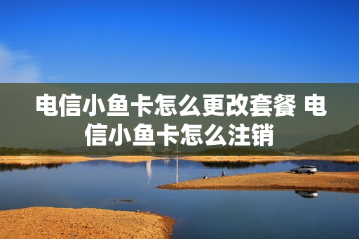 电信小鱼卡怎么更改套餐 电信小鱼卡怎么注销