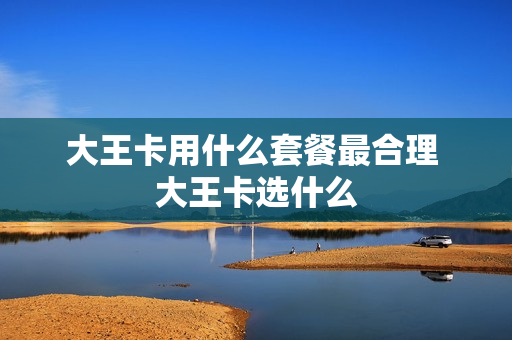 大王卡用什么套餐最合理 大王卡选什么