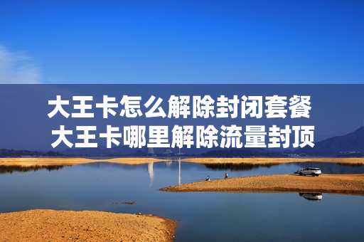 大王卡怎么解除封闭套餐 大王卡哪里解除流量封顶