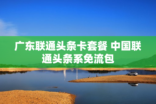 广东联通头条卡套餐 中国联通头条系免流包