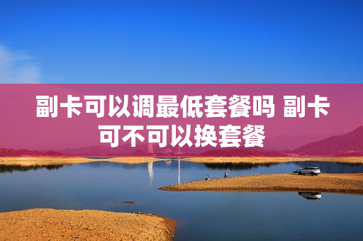 副卡可以调最低套餐吗 副卡可不可以换套餐