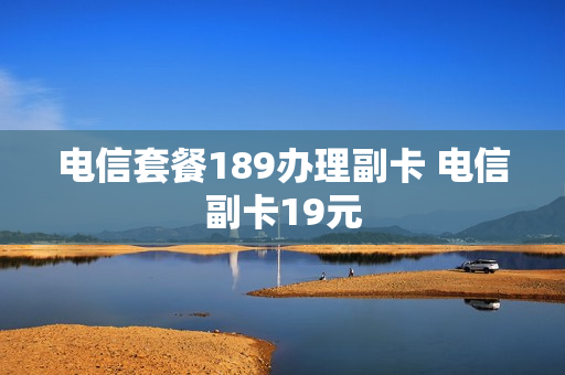 电信套餐189办理副卡 电信副卡19元