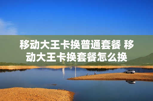 移动大王卡换普通套餐 移动大王卡换套餐怎么换