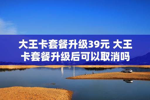 大王卡套餐升级39元 大王卡套餐升级后可以取消吗