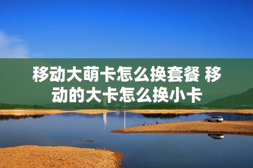 移动大萌卡怎么换套餐 移动的大卡怎么换小卡