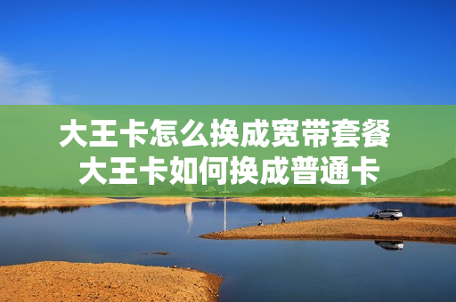 大王卡怎么换成宽带套餐 大王卡如何换成普通卡