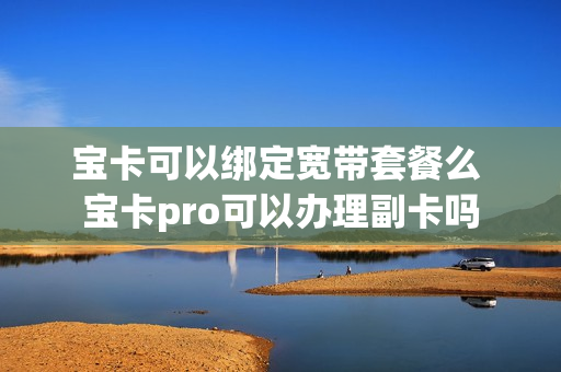 宝卡可以绑定宽带套餐么 宝卡pro可以办理副卡吗