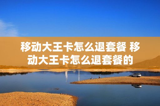 移动大王卡怎么退套餐 移动大王卡怎么退套餐的