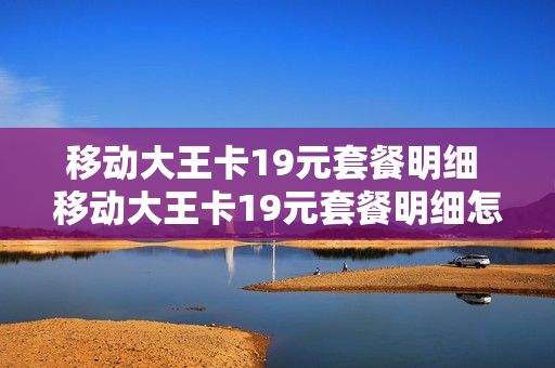 移动大王卡19元套餐明细 移动大王卡19元套餐明细怎么查