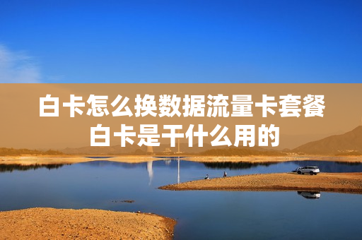 白卡怎么换数据流量卡套餐 白卡是干什么用的