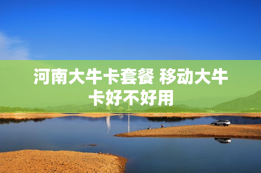 河南大牛卡套餐 移动大牛卡好不好用