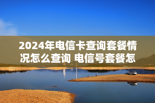 2024年电信卡查询套餐情况怎么查询 电信号套餐怎么查询