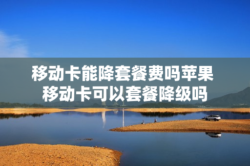 移动卡能降套餐费吗苹果 移动卡可以套餐降级吗