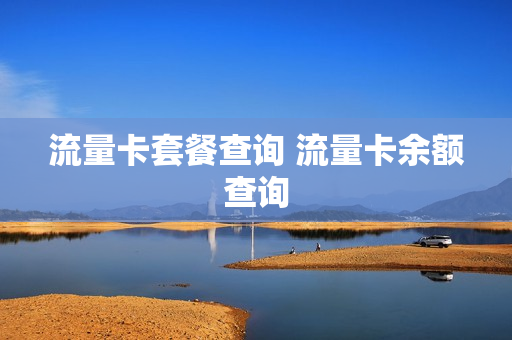 流量卡套餐查询 流量卡余额查询