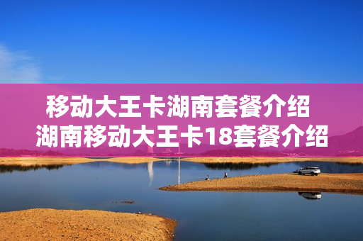 移动大王卡湖南套餐介绍 湖南移动大王卡18套餐介绍