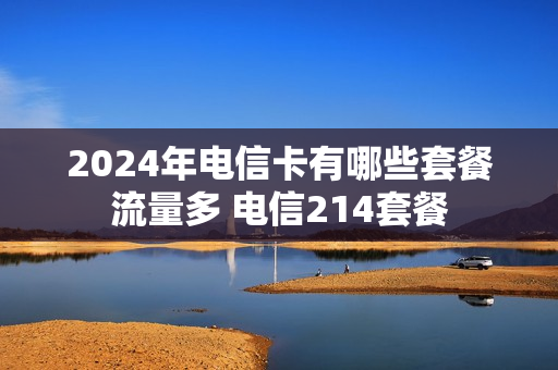 2024年电信卡有哪些套餐流量多 电信214套餐