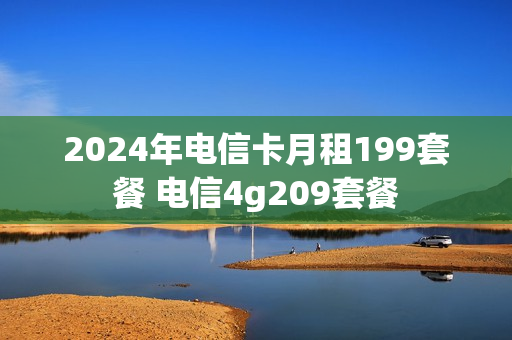 2024年电信卡月租199套餐 电信4g209套餐
