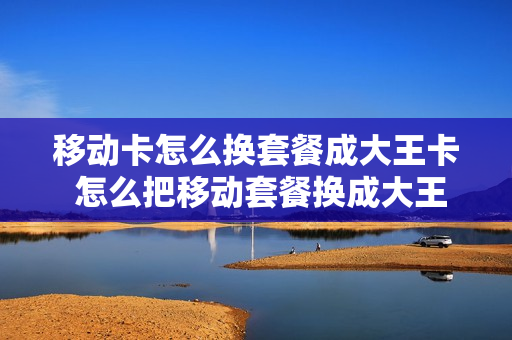 移动卡怎么换套餐成大王卡 怎么把移动套餐换成大王卡