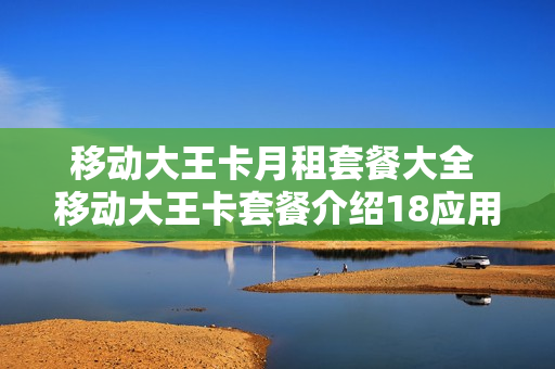 移动大王卡月租套餐大全 移动大王卡套餐介绍18应用软件