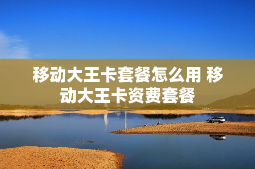 移动大王卡套餐怎么用 移动大王卡资费套餐