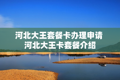 河北大王套餐卡办理申请 河北大王卡套餐介绍