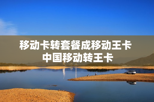 移动卡转套餐成移动王卡 中国移动转王卡