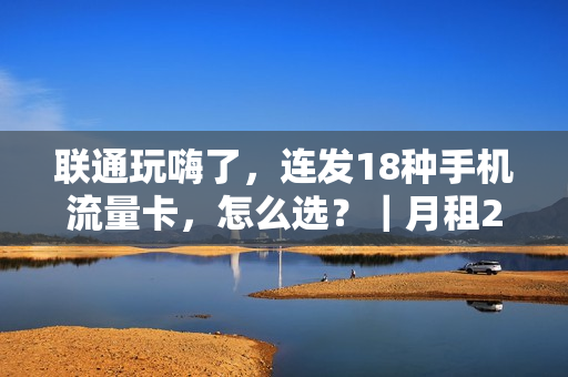 联通玩嗨了，连发18种手机流量卡，怎么选？｜月租20元以下