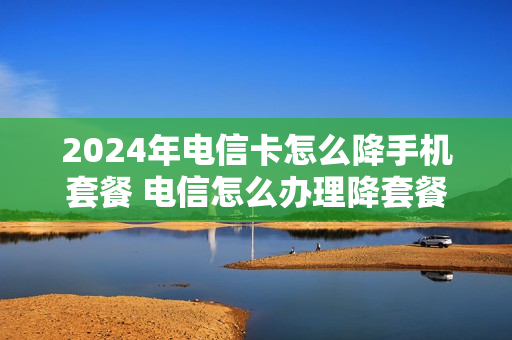 2024年电信卡怎么降手机套餐 电信怎么办理降套餐