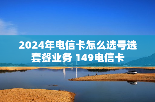 2024年电信卡怎么选号选套餐业务 149电信卡