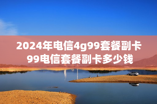 2024年电信4g99套餐副卡 99电信套餐副卡多少钱