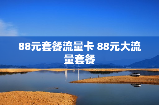 88元套餐流量卡 88元大流量套餐