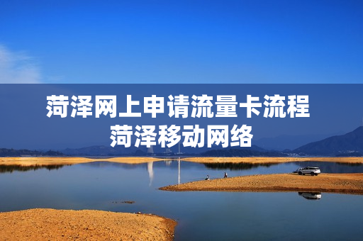 菏泽网上申请流量卡流程 菏泽移动网络