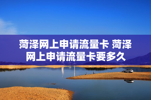菏泽网上申请流量卡 菏泽网上申请流量卡要多久