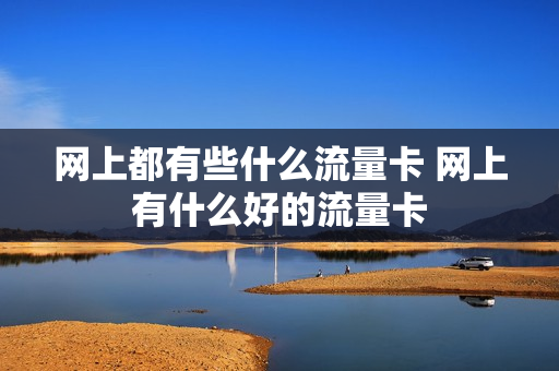 网上都有些什么流量卡 网上有什么好的流量卡