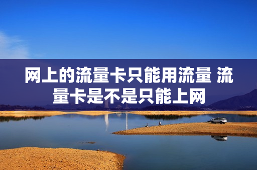 网上的流量卡只能用流量 流量卡是不是只能上网